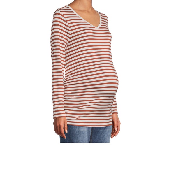 Time and Tru Tops - Time and Tru Women's Maternity Long Sleeve T-Shirt Size M